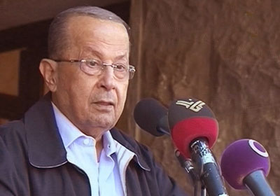 العماد ميشال عون رئيس تكتل التغيير والإصلاح في لبنان